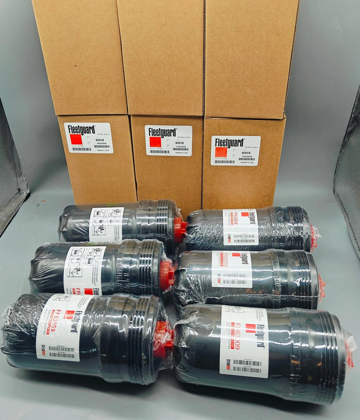 6X Fuel Filter for Cummins (Replaces FF63009)