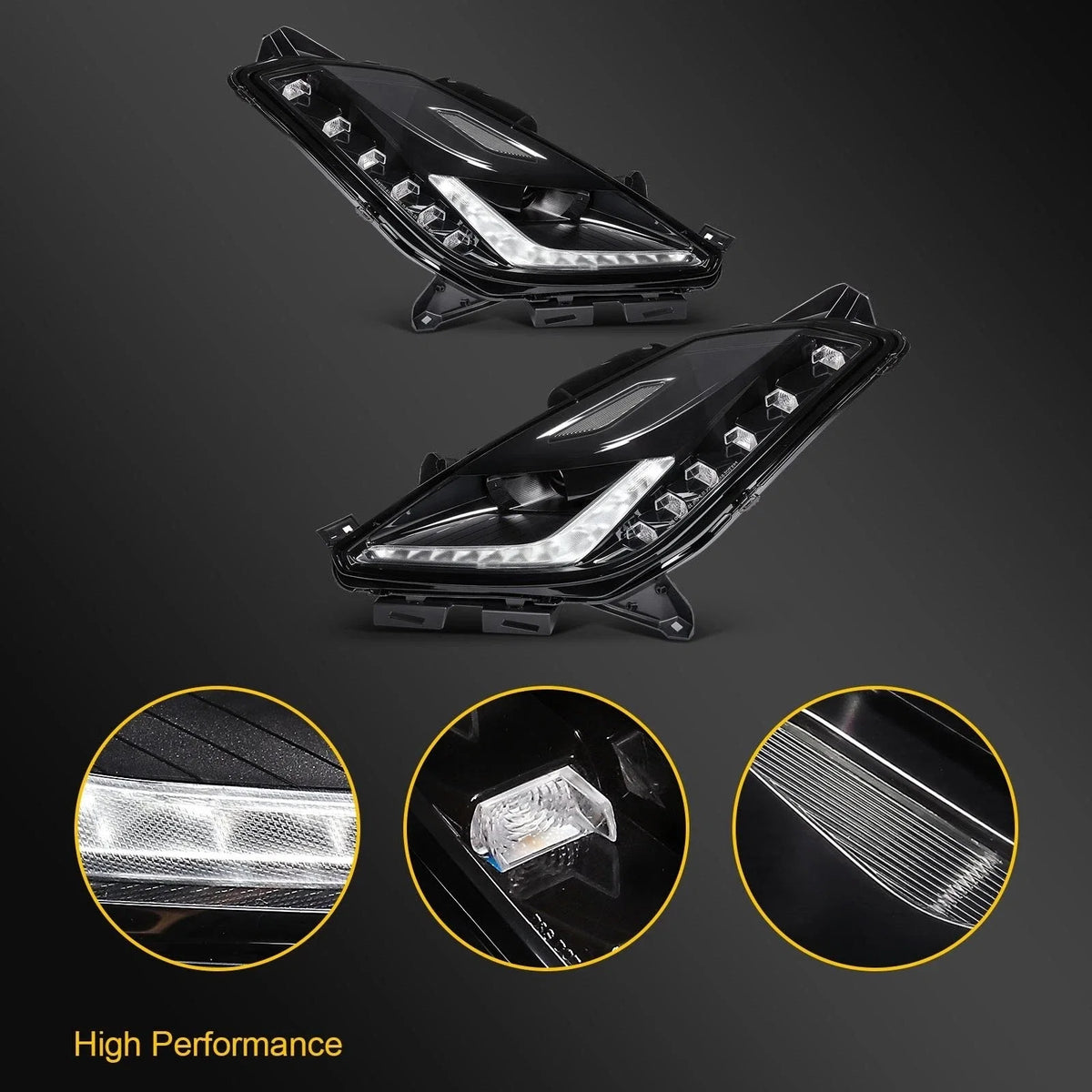 HID Xenon LED Headlights Assembly for Chevy Corvette C7 (2014–2019)