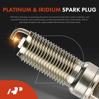 Set of 6 Ignition Coils & Iridium Platinum Spark Plugs for Ford F-150