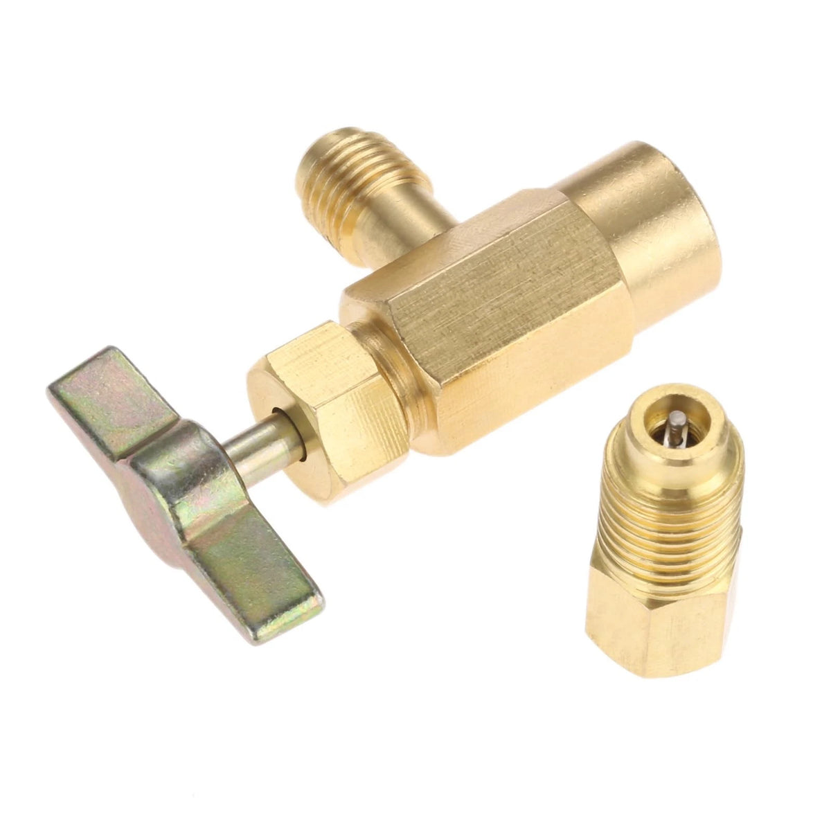 R1234YF Self-Sealing Can Tap Tool for F-1/4 SAE 1/2 LH Thread Valve