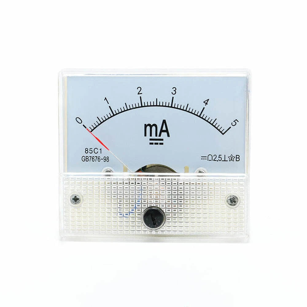 Analog Amp Panel Meter 2-30A 10-50V DC for Automotive
