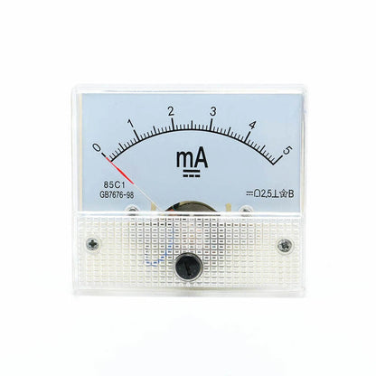 Analog Amp Panel Meter 2-30A 10-50V DC for Automotive