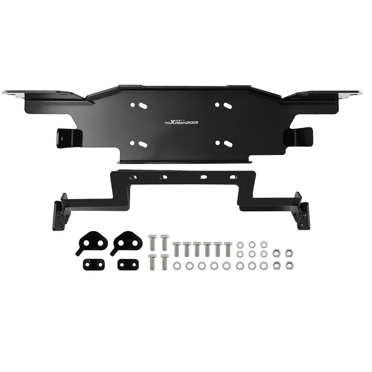 Front Bumper Winch Mount Plate for Jeep Wrangler JL/JLU (2018–2023) 13,000lbs