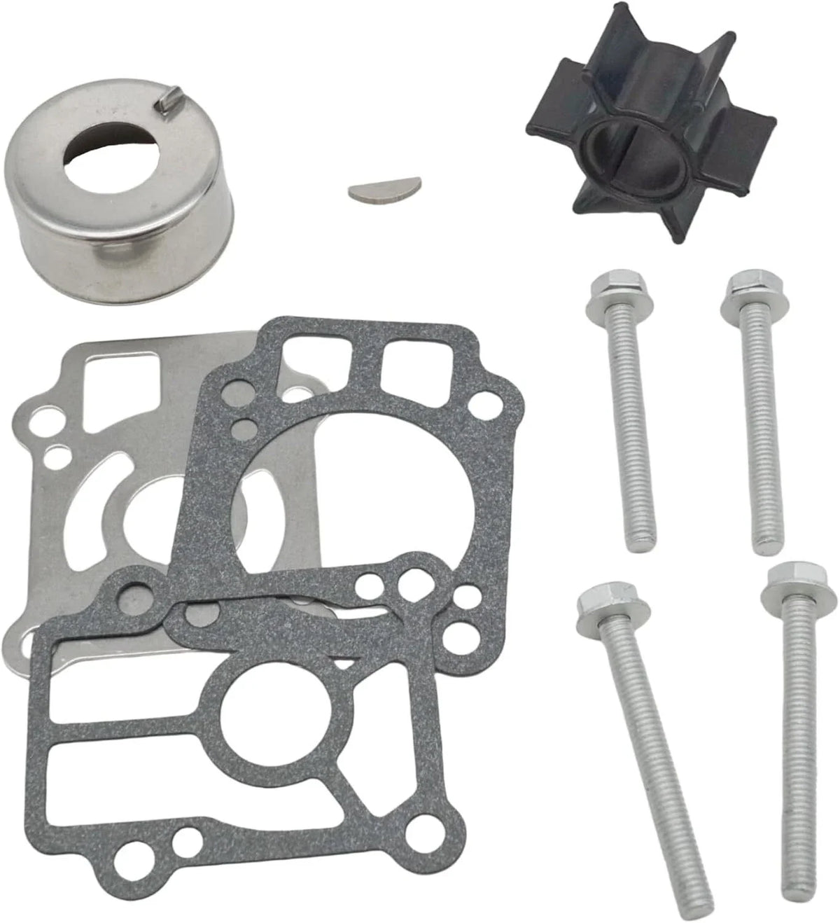 Water Pump Impeller Kit for Tohatsu Outboard 25 30 HP (2-Stroke)