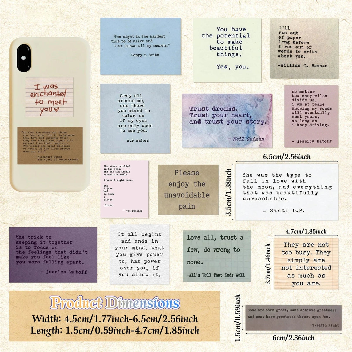180PCS Bible Verse Stickers (1.77"–2.56")