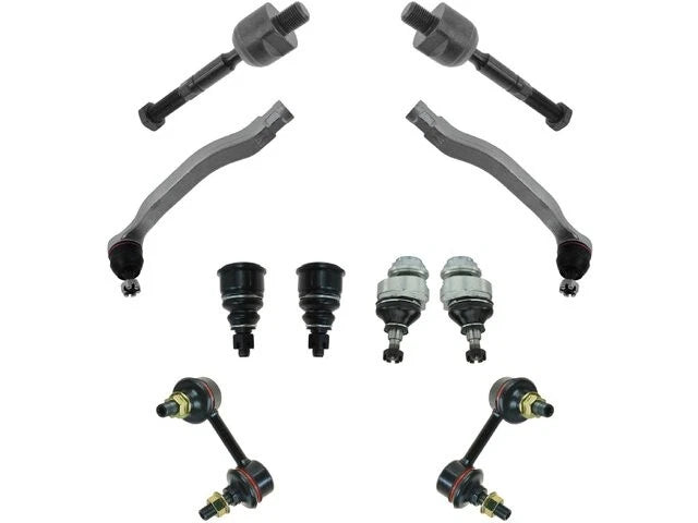 Ball Joint Tie Rod Sway Bar Link Kit for Acura TL (1999–2003) 33921QGPT