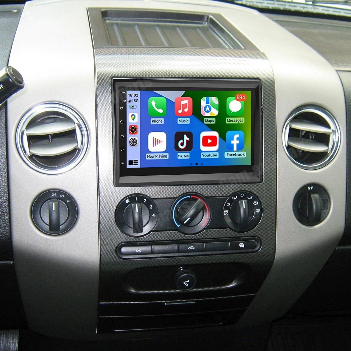 Android 14 Carplay Stereo for Ford F150/F250/F350 (2004–2014)