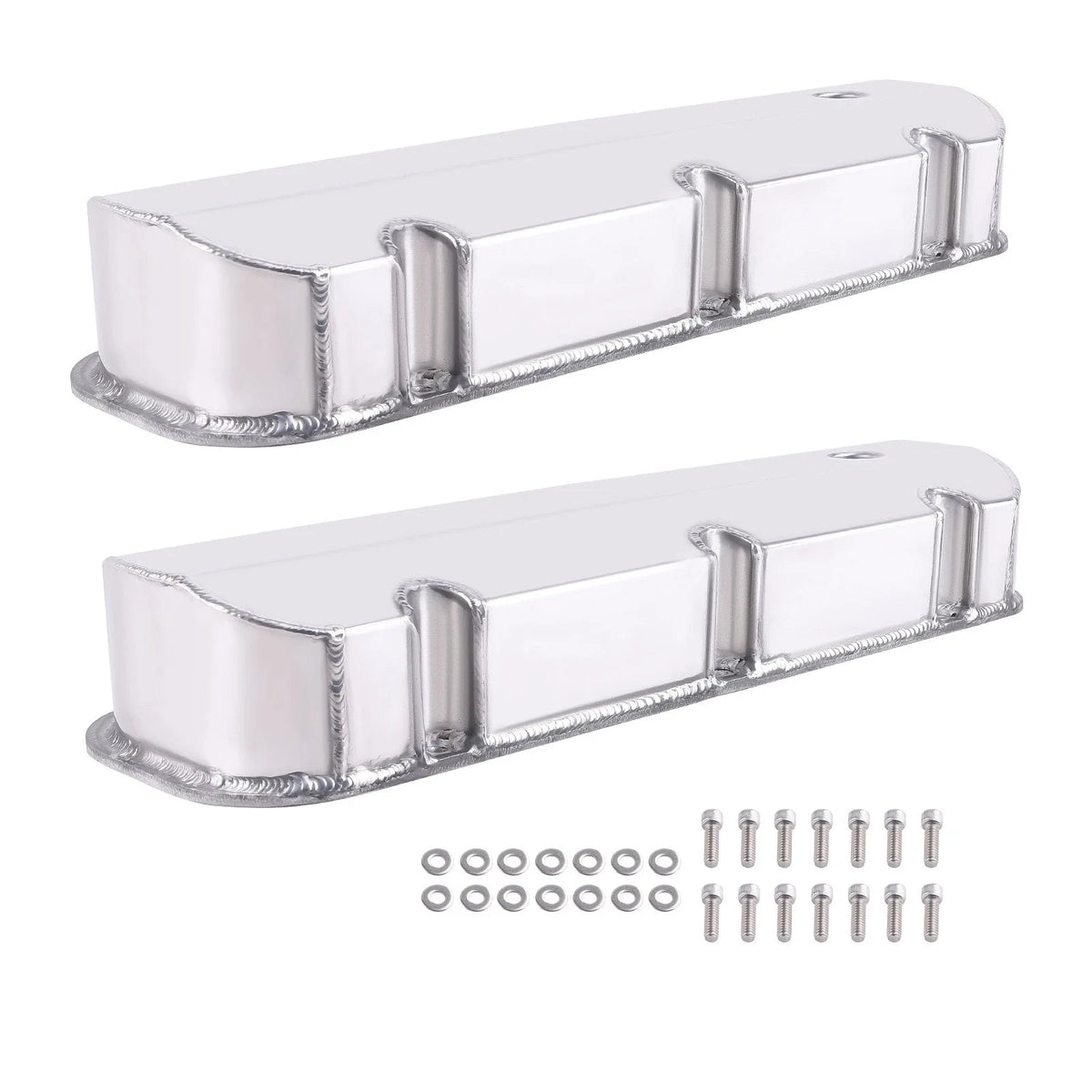 Fabricated Aluminum Tall Valve Covers for Big Block Chevy 502 (1965–1995)