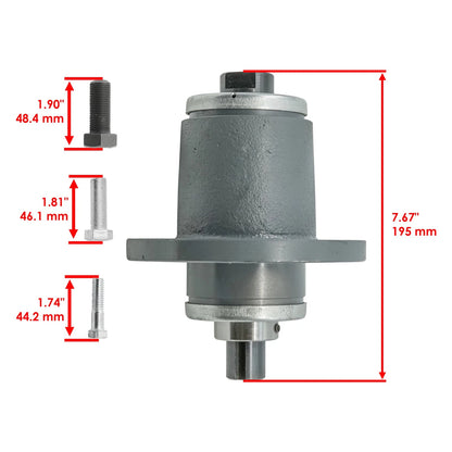 72" Deck Spindle & Pulley for Bad Boy Diesel 2011–2015 (SD212+PY240)
