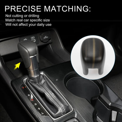 Automatic Gear Shift Knob Cover for Honda Civic (2022–2025) Black