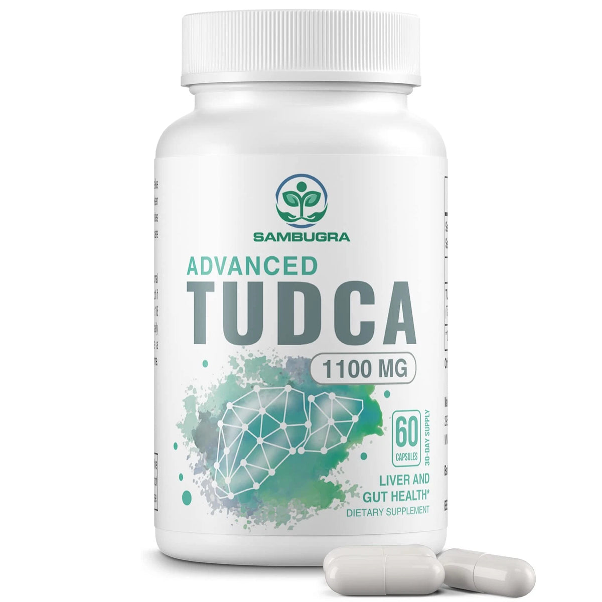 Sambugra TUDCA Liver Supplements 1100mg (60 Count)