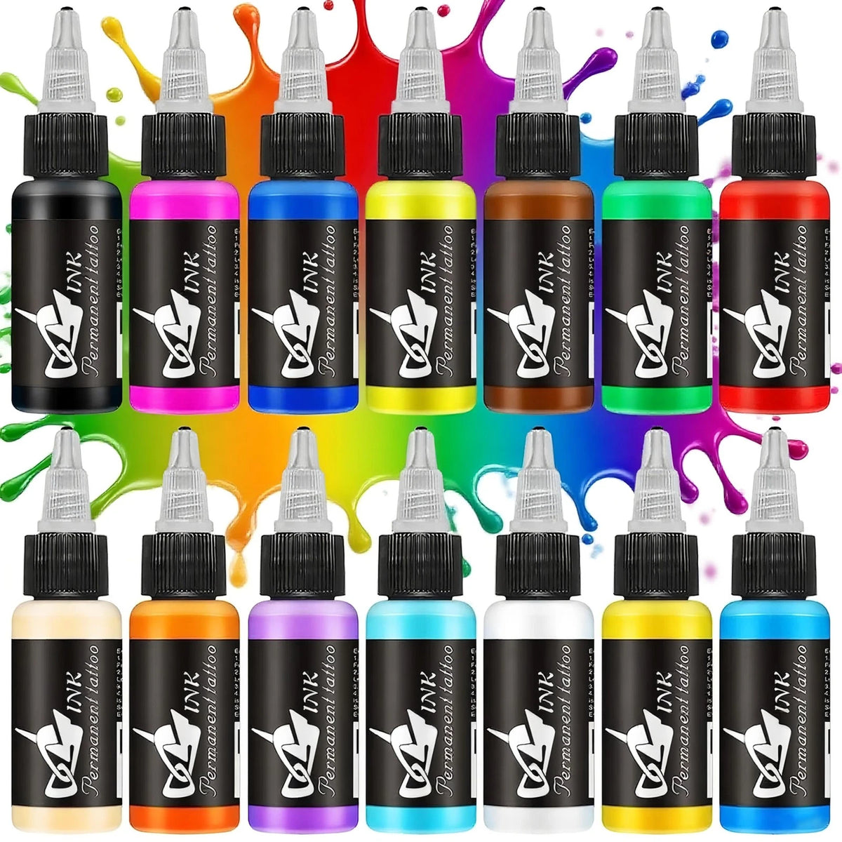 14PCS Colorful Automotive Lights for