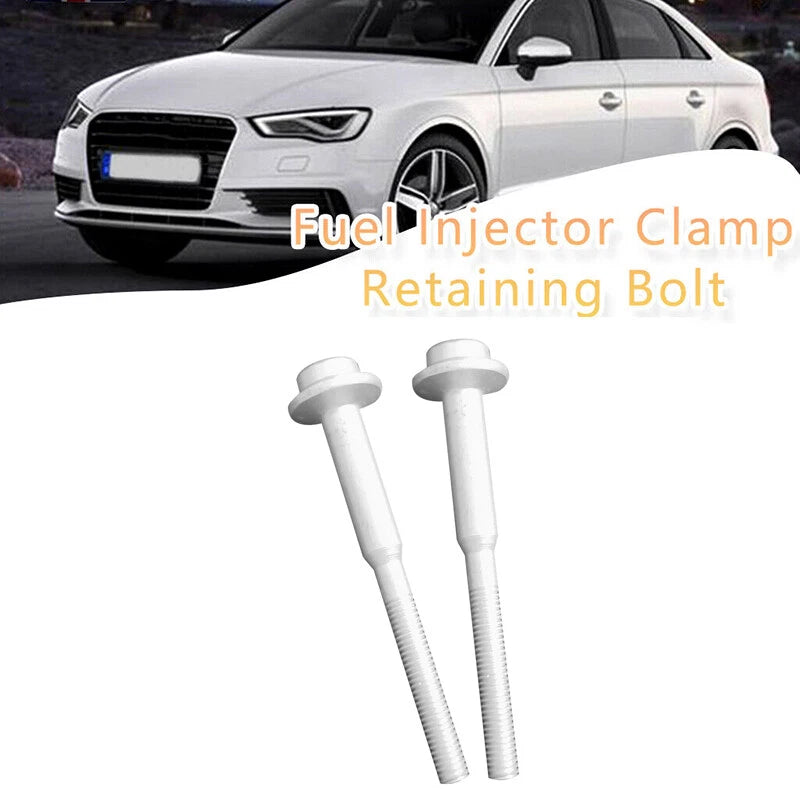 2X Diesel Fuel Injector Clamp Bolt Screw WHT003187 for Audi Skoda Seat VW Golf (2010–2020)
