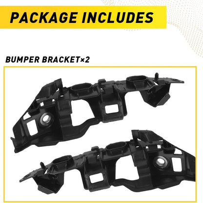 Set of 2 Front Left Right Bumper Support Brackets for VW GTI (2015–2018)