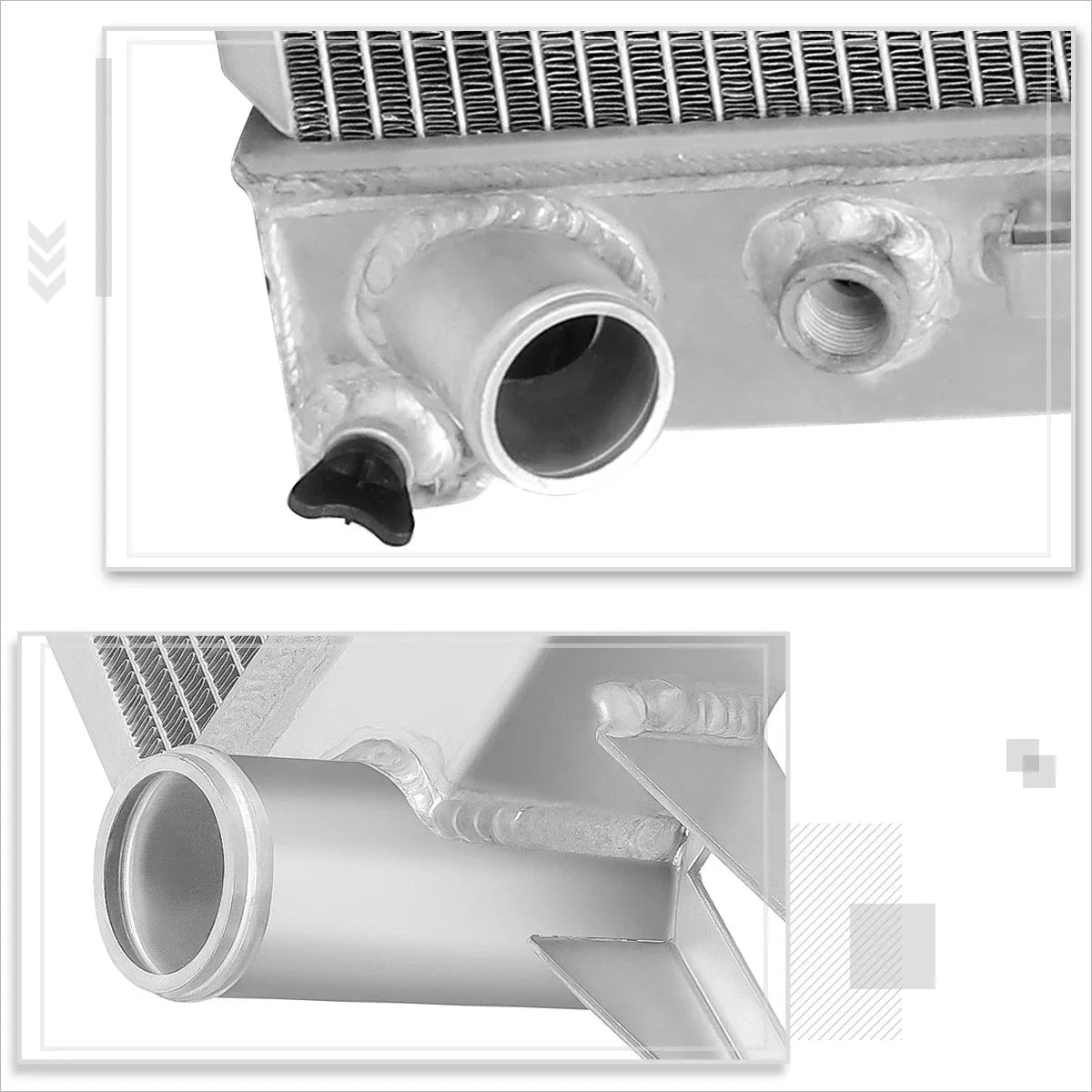 3-Row Aluminum Cooling Radiator for Chevy Silverado/GMC Sierra (2001–2005)