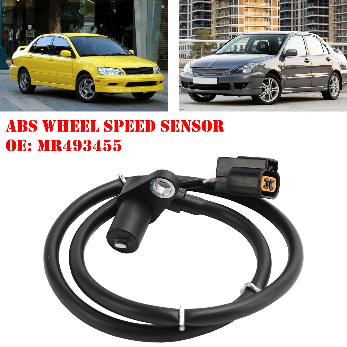 ABS Wheel Speed Sensor Rear Left for Mitsubishi Lancer Evo (2003–2006) MR493455