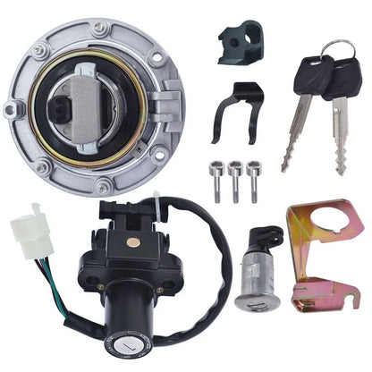 Set of 2 Ignition Switch and Fuel Gas Cap Key for Honda CBR600F4/F4i (2001–2006)
