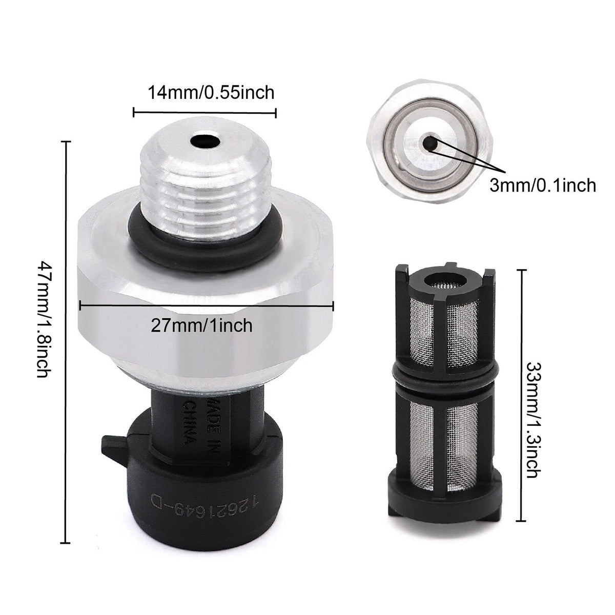 Oil Pressure Sensor Switch for GM (12616646, 12677836, D1846A, PS308)