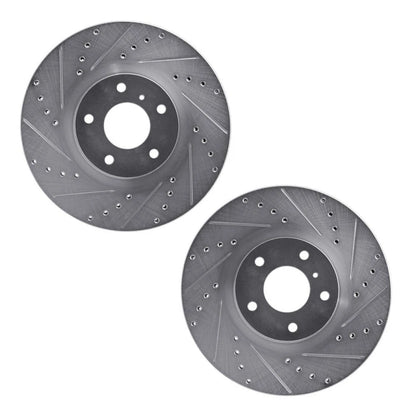 Drilled and Slotted Rotors for Infiniti EX37 (2013) ALX-PAU-DF-7002-67001-CLA17