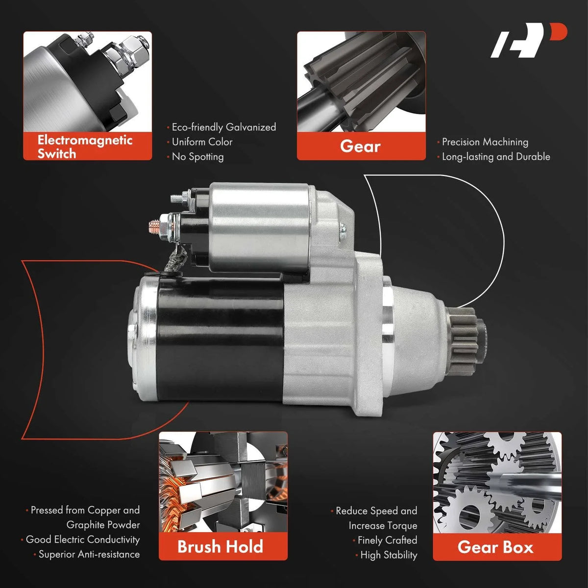Starter Motor for Nissan Altima (2019–2025) Rogue (2019–2025) Outlander (2019–2025)