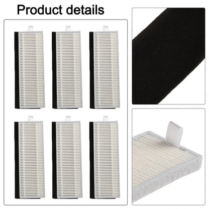 Replacement Filters Pack of 6 for ILIFE V3x (2015–2023)