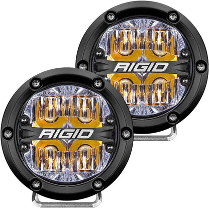 Rigid 360 Amber Back Lit 4" A-Pillar Light Kit for Toyota Tacoma (2016–2023) 46708