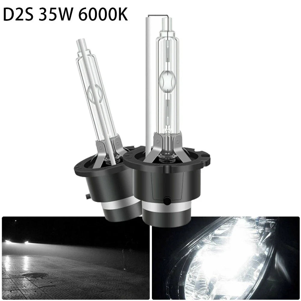 2X Xenon Headlight Bulb 35W for Vehicle