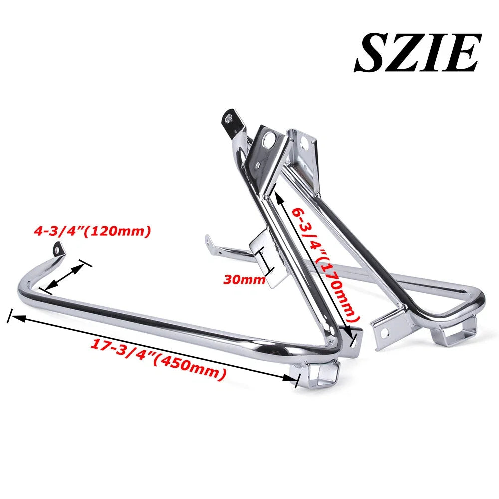 Saddlebag Support Conversion Brackets for Harley Touring Street Glide (2009–2013)