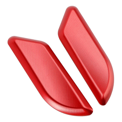 CNC Mirror Block Off Plates Red for Ducati Panigale 959 1299 R S (2015–2019)