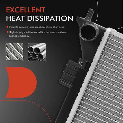 Radiator with Transmission Oil Cooler for Kia Forte Koup (2014–2016)