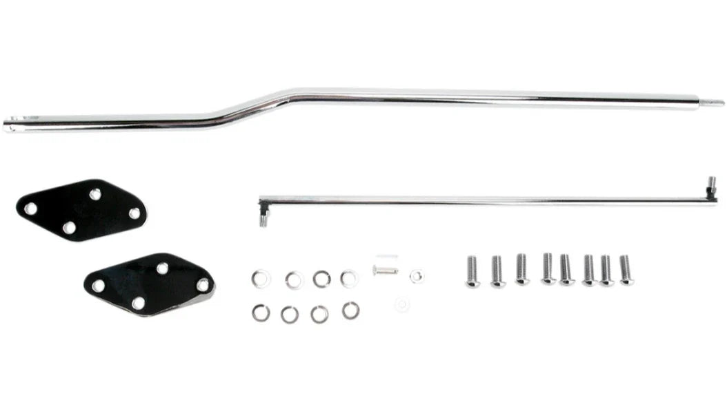 Chrome 2" Forward Control Extension for Harley-Davidson Dyna
