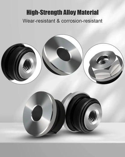 Set of 4 Rack Pinion Bushings for Ford Explorer Flex Taurus (AA5Z-3C716-A, AA5Z-3C716-B)
