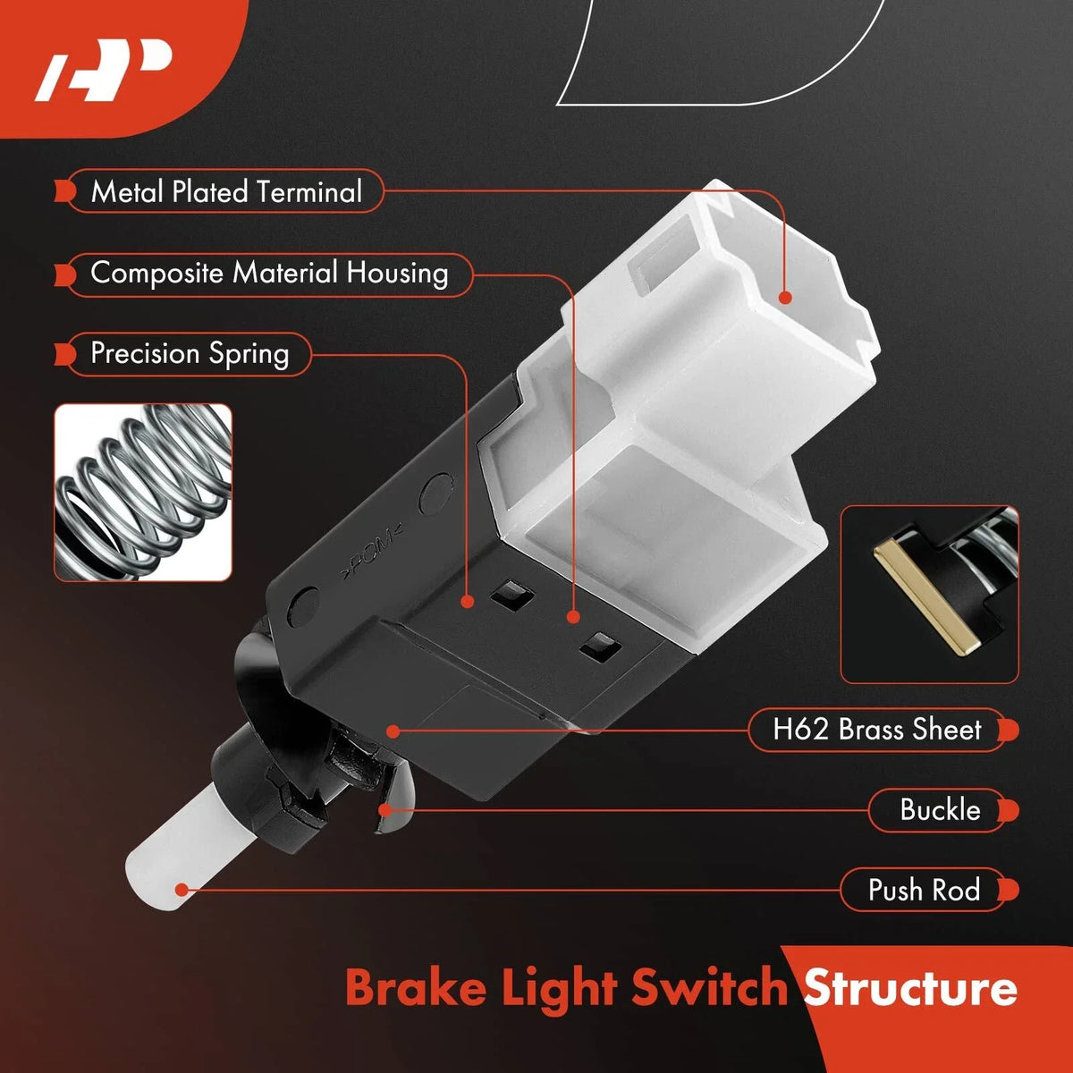 Brake Light Switch for Mercedes-Benz W202 (1998–2020)