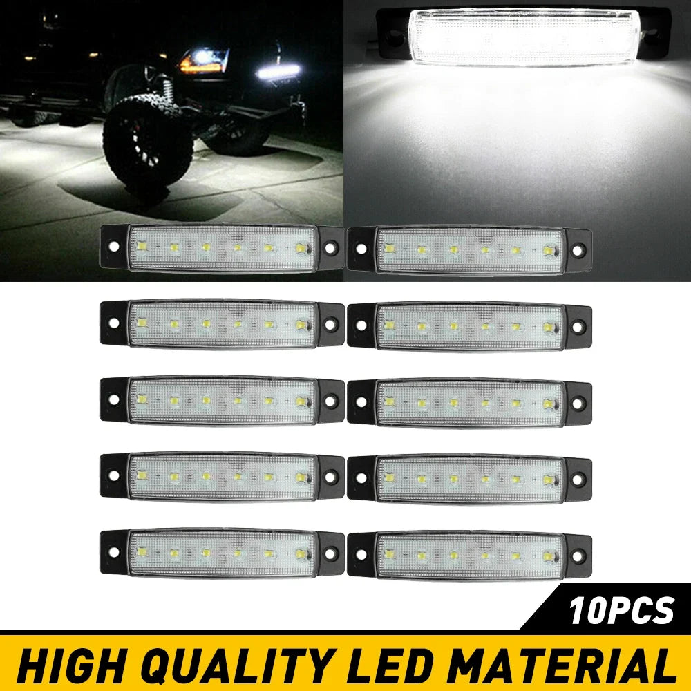10X LED Rock Underbody Wheel Lights for Jeep (Offroad, UTV, ATV, Boat)