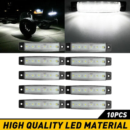 10X LED Rock Underbody Wheel Lights for Jeep (Offroad, UTV, ATV, Boat)
