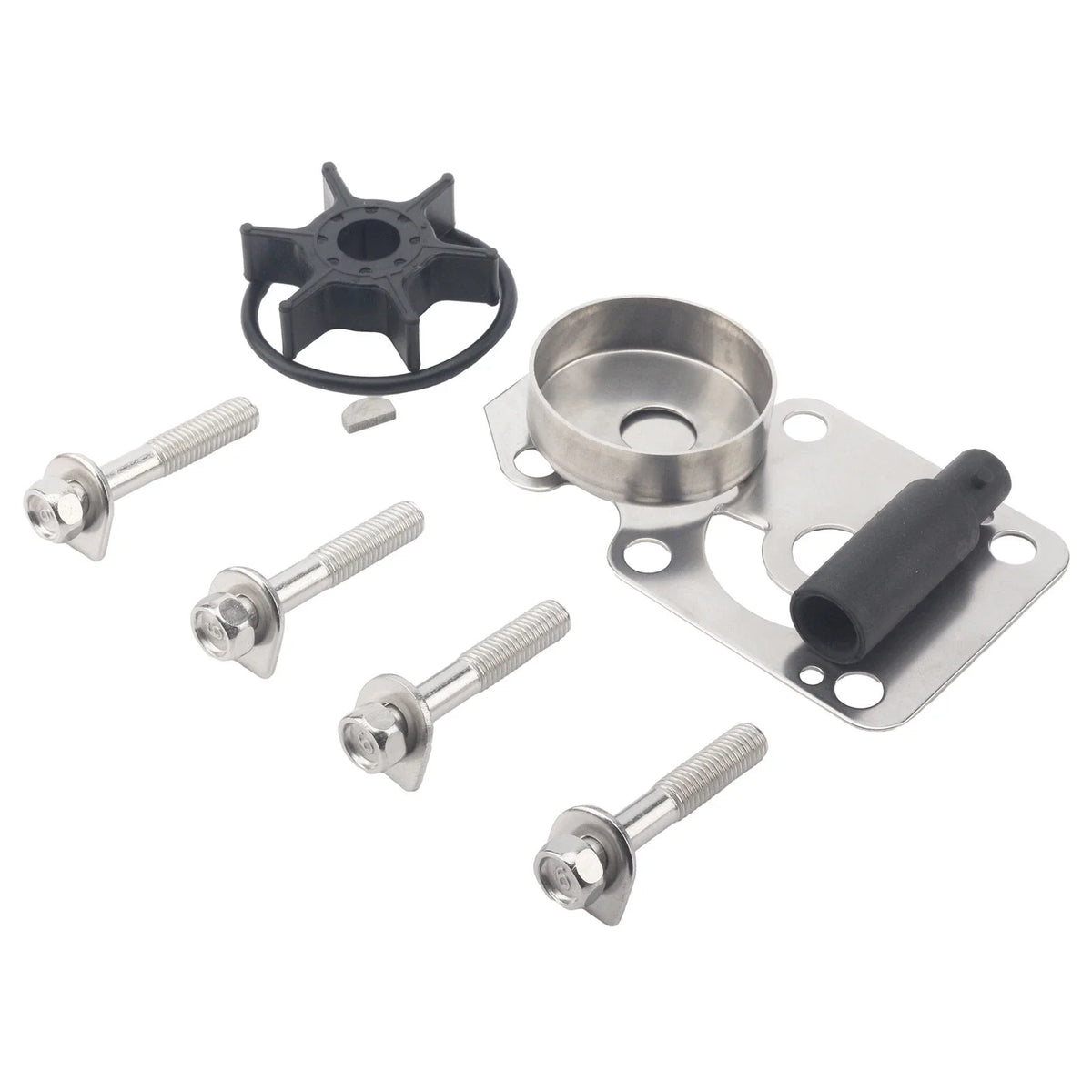 Water Pump Impeller Kit 69G-W0078-01-00 for Yamaha Outboard (8-9.9 HP)