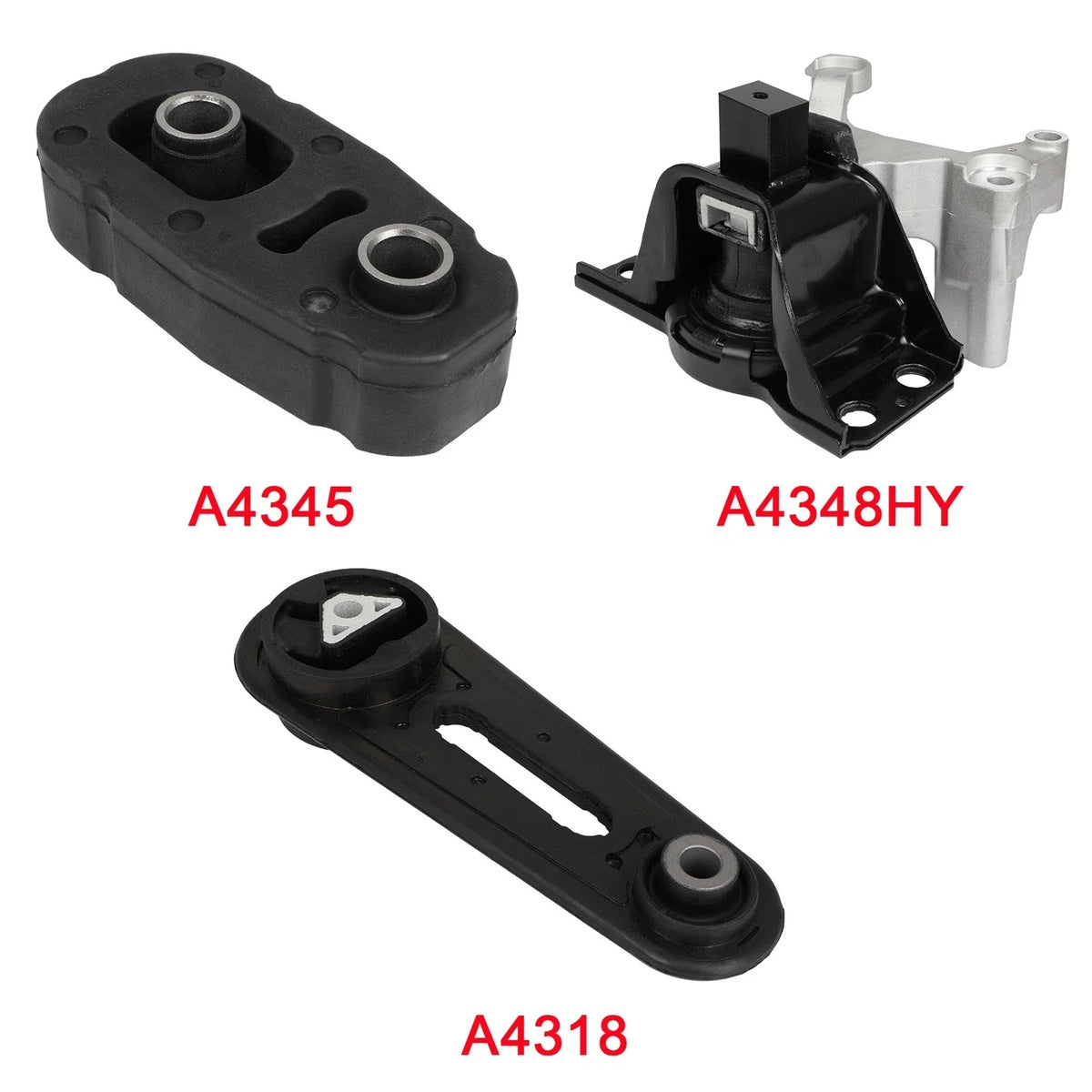 Engine Motor Mount & Transmission Mount for Nissan Sentra (2007–2012) L4 2.0L