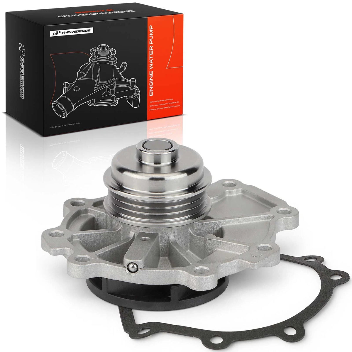Water Pump w/ Gasket for Ford Escape (2006–2008), Fusion (2006–2009), Mazda 6 (2003–2008) - 145-2510