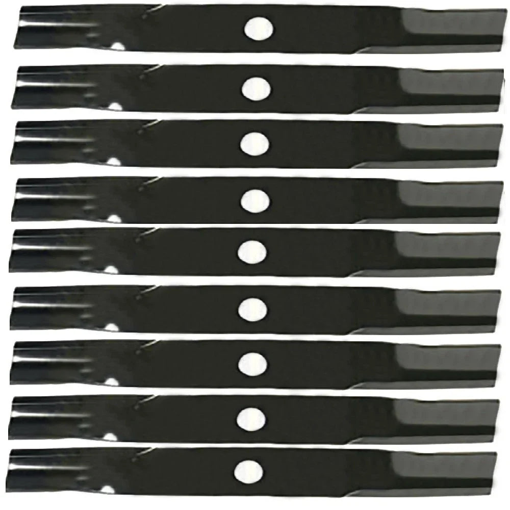 9 Repl XHT HD Blades for Kubota ZD326S ZD21F-60P (Fits K5647-34330 K5647-34340)