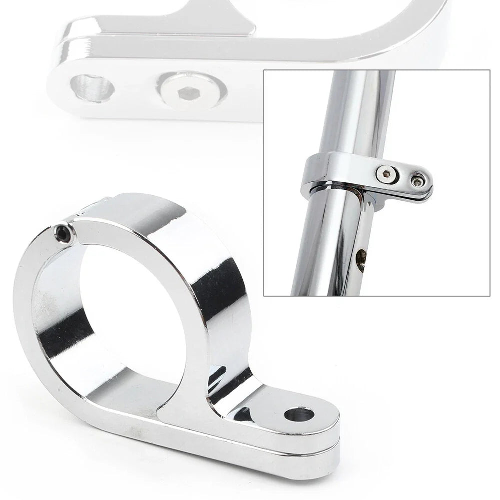 1-1/4" Universal Motor Handlebar Mount Clamp Clock for Motorcycles