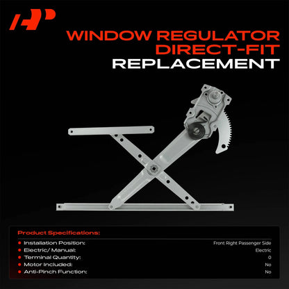 Front Driver Left Side Manual Window Regulator for Toyota Tacoma (2005–2014) 6982004090, 12030214, 749-864