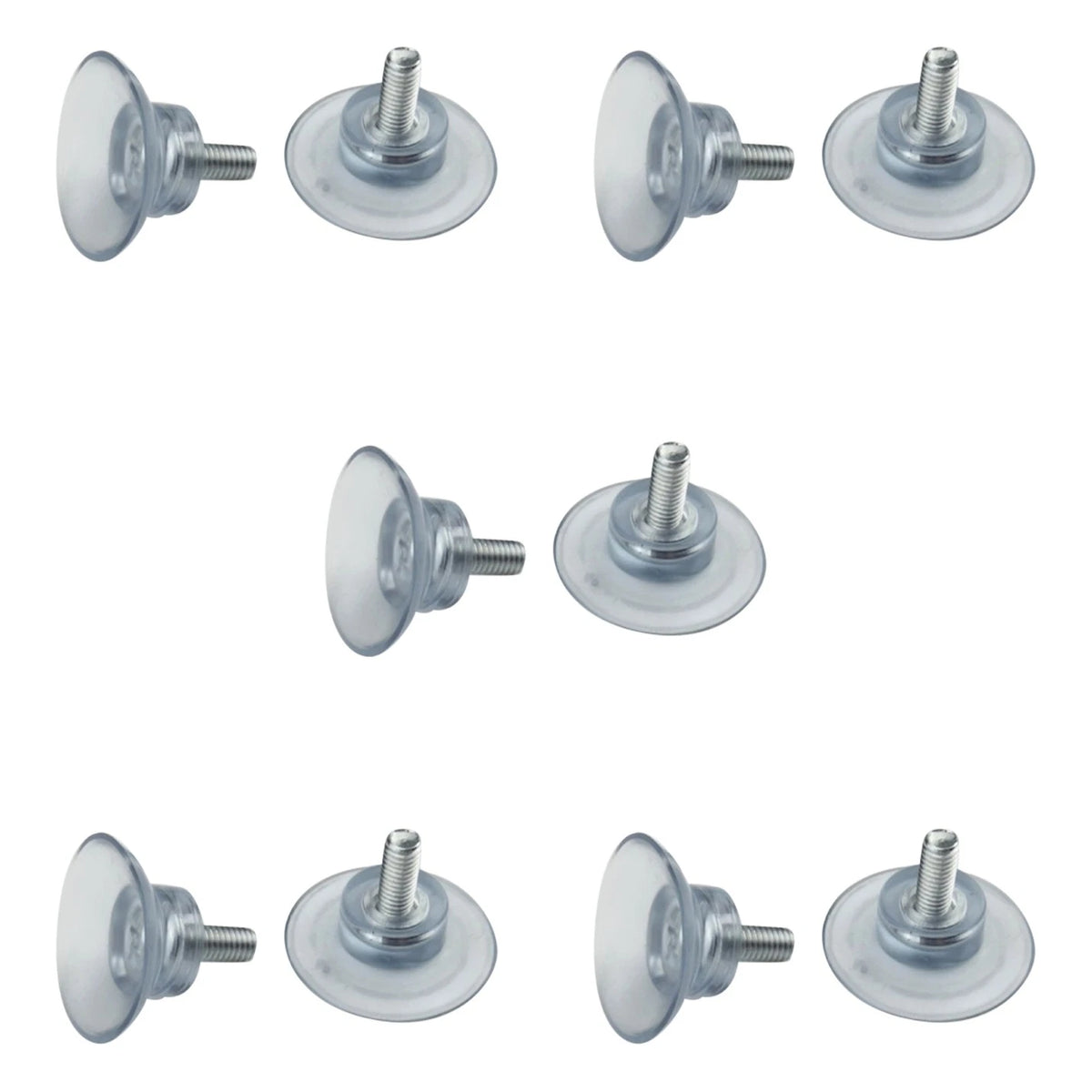 10-Pack Strong Suction Cups for Home Furniture Glass Table Top with M6 Screw