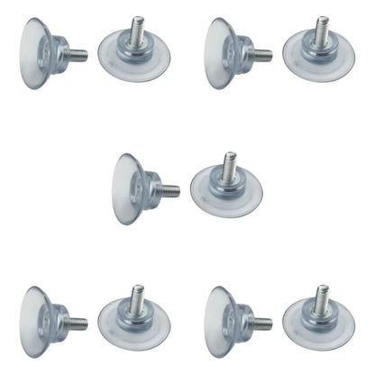 10-Pack Strong Suction Cups for Home Furniture Glass Table Top with M6 Screw