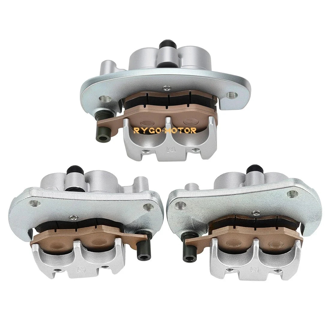 Front & Rear Brake Calipers w/Pads for Can-Am Commander 800 800R (2011–2020)