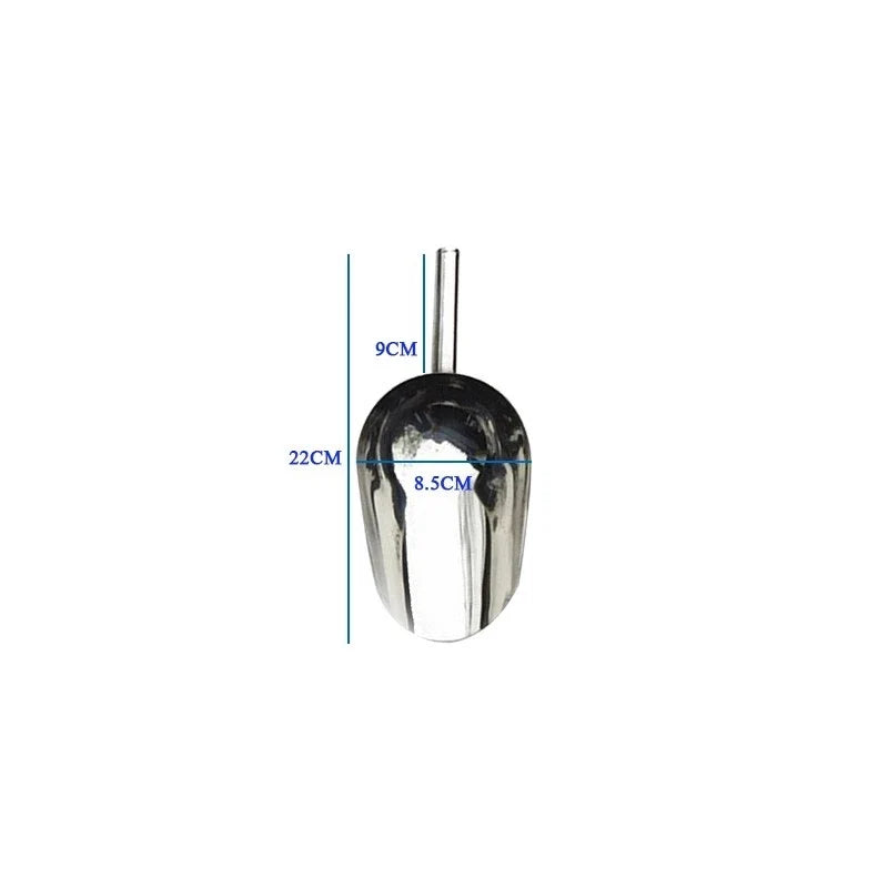 Stainless Steel Ice Scoop for Kitchen Party (Small)