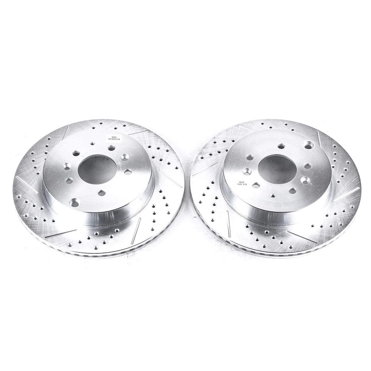 2X Powerstop Brake Discs Set Rear for Mazda CX-9 (2007–2015) JBR1398XPR