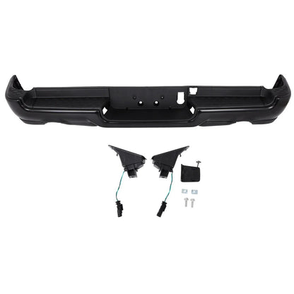 Steel Rear Bumper for RAM 1500 (2019–2024) w/ Dual Exhaust