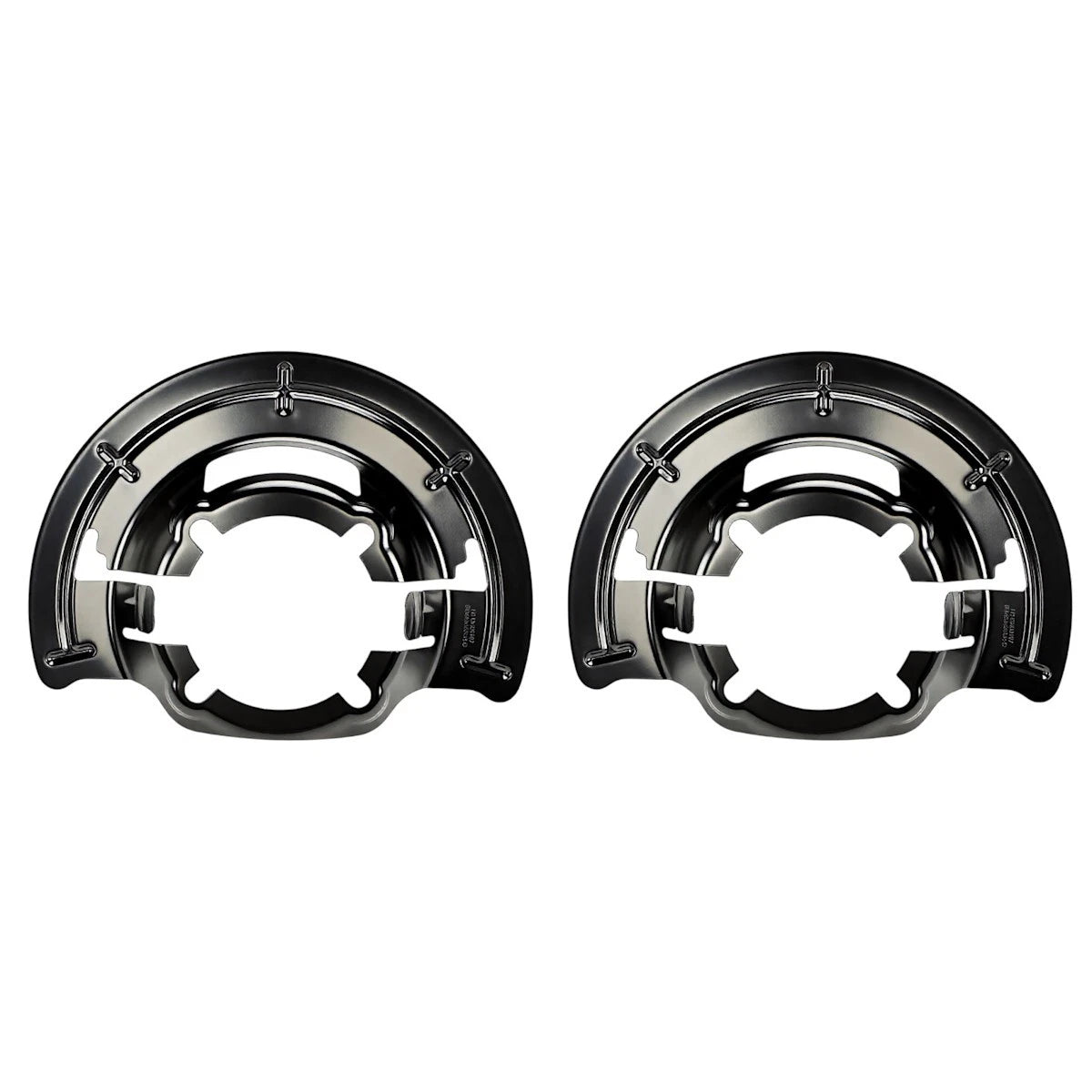 Set of 2 Brake Dust Shields for Ford Excursion F-450 (1999–2005) 18087031
