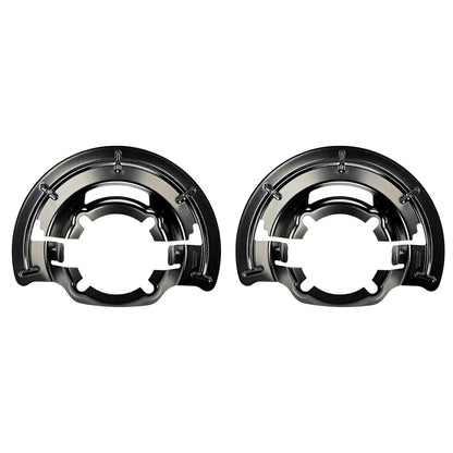 Set of 2 Brake Dust Shields for Ford Excursion F-450 (1999–2005) 18087031