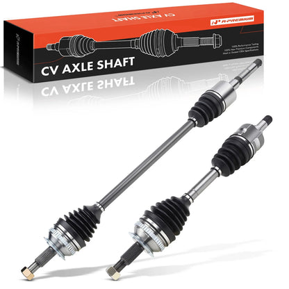 A-Premium 2X Front CV Axle Assembly for Dodge Grand Caravan (1996–2007) 4641855AA, 4641855AC, 4641855AE, 4641855EE, 4641975, 66-3109, 66-3108